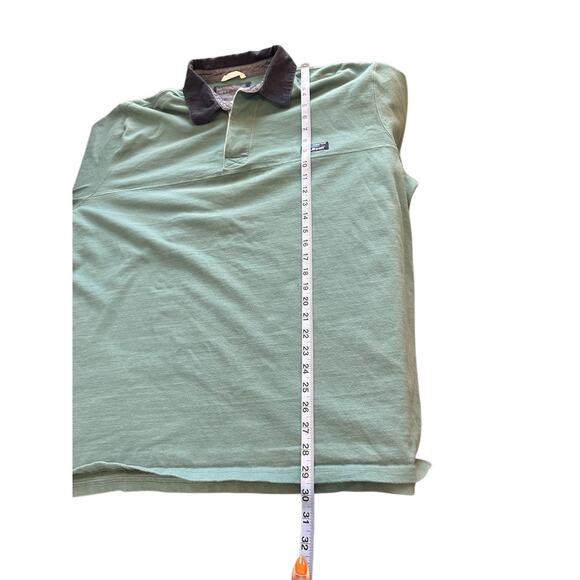 L.L. Bean Men's Green Casual Traditional Fit Long Sleeve Polo Shirt Size XXL - Picture 11 of 11